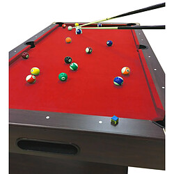 Acheter Simba BILLARD AMERICAIN 8FT Caesar Rouge SNOOKER TABLE DE BILLARD + BANCS A CONTENEURS