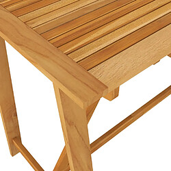 Acheter vidaXL Table de bar de jardin 140x70x104 cm Bois d'acacia massif