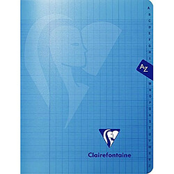 Clairefontaine Mimesys 303748C Répertoire piqué polypro 96 pages grands carreaux 90 g 17 x 22 cm Couleur Aléatoire