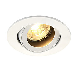 Saxby Encastré Downlight Tilt 50W Peinture Blanc Mat 