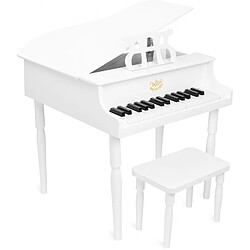 Vilac Grand Piano à queue blanc 