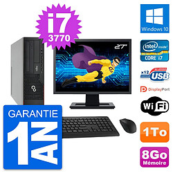 PC Fujitsu E910 DT Ecran 27" Intel i7-3770 RAM 8Go Disque 1To Windows 10 Wifi · Occasion 