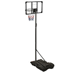 Avis vidaXL Support de basket-ball Transparent 216-250 cm Polycarbonate