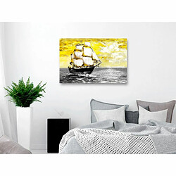 Paris Prix Tableau Imprimé Spring Cruise Wide Yellow 60 x 90 cm