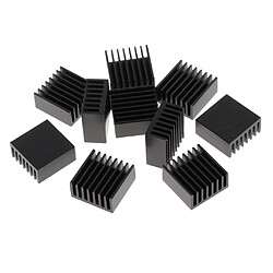 10Pieces Aluminium Radiateur Refroidisseur Refroidisseur Radiateur, 20x20x10mm, Aluminium pas cher