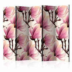 Paris Prix Paravent 5 Volets Blooming Magnolias 172x225cm 