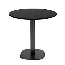 Restootab Table Ø70cm - modèle Round noir