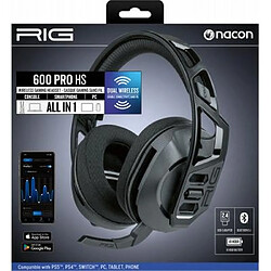 Avis NACON Casque Gaming Bluetooth Sans fil RIG 600 PRO HS PS Noir