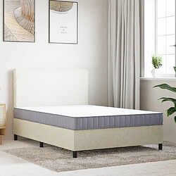 vidaXL Matelas en mousse moyennement doux 140x200 cm