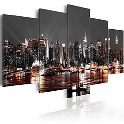 Paris Prix Tableau Imprimé Grey City 100 x 200 cm