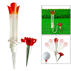 Le Golf En Plastique 3.35inch Tees Le Rouge Durable Incassable De Haute Performance De Long pas cher