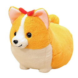 Universal Yeux ronds S 38 * 28cm Mignon mollet fourrure de chien peluche, peluche animal dessin animé oreiller AZ10230