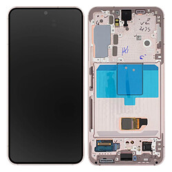 Bloc Complet Samsung Galaxy S22 Écran LCD Vitre Tactile Original Samsung rose 