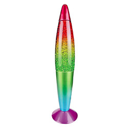 Lampe Rabalux Arc-en-ciel pailleté, G45 15W, multicolore - lampe décorative 