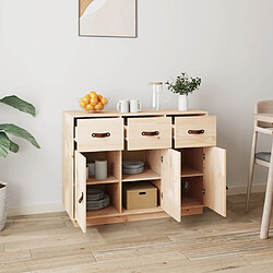 Avis Maison Chic Buffet,Meuble de Rangement,commode pour salon,Cuisine 100x40x75 cm Bois massif de pin -MN15256