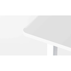 ELEVA Bureau assis debout blanc 160x80x3cm pas cher