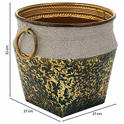 Avis Cache-pot Alexandra House Living Or Fer 27 x 25 x 27 cm