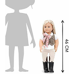 Our generation Doll by Battat- Leah 18 Regular Non-Posable Equestrian Horse Riding Doll- for Ages 3 & Up