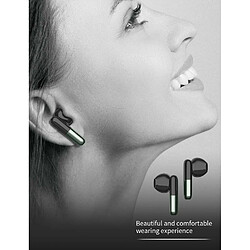 Avis YUANFU J28 5.2 Écouteurs intra-auriculaires sans fil Bluetooth (écouteurs compacts rechargeables USB C, étui LED intelligent avec microphone pour smartphones Android iOS, vert)