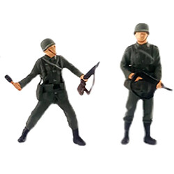 S Échelle 1/72 Personnes Figure Set Disposition Diorama pas cher