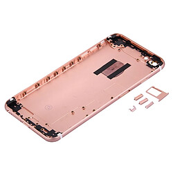 Acheter Wewoo Pour iPhone 6s Plus couverture or rose arrière + porte-cartes + touche de contrôle du volume + bouton d'alimentation + de vibreur interrupteur muet couvercle du boîtier Assemblée complète pièce détachée 5 en 1