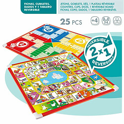 Avis Color Baby Jeu de petit chevaux et de l'oie Colorbaby 32 x 32 x 1 cm (25 Pièces) (6 Unités)