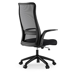 Sense7 Juno chaise de bureau ergonomique, chaise de bureau avec soutien lombaire, office chair réglable en hauteur, noir