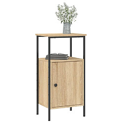 Avis Maison Chic Lot de 2 Tables de chevet - Tables de Nuit chêne sonoma 41x31x80 cm bois ingénierie