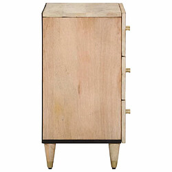 Avis Maison Chic Table de chevet, Table de Nuit, Meuble de Rangement 50x33x60 cm bois de manguier massif