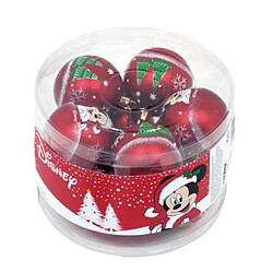 Pack de 10 boules de Noël Mickey Mouse Disney diamètre 6cm ARDITEX WD13422