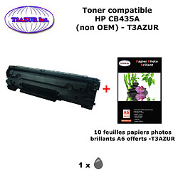 Toner générique HP CB435A ,HP 35A pour imprimante HP LaserJet P1005, P1006, P1007+ 10f papiers photos A6 -T3AZUR