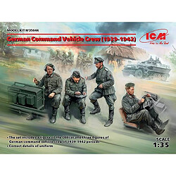 Icm Figurine Mignature German Command Vehicle Crew (1939-1942)