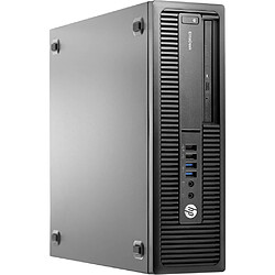 HP EliteDesk 800 G2 SFF i3-6100 8Go 120Go SSD + 500Go HDD DVD Win 10 Pro - Reconditionné