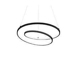 Ideal Lux Suspension LED OZ Métal,Plastique Noir Matériau : Métal,PlastiqueColoris : NoirNombre d'ampoules : 1Type d'ampoule : LED intégréPuissance max par ampoule (W) : 48Ampoules incluses : OuiIP : 20Hauteur min en Cm :