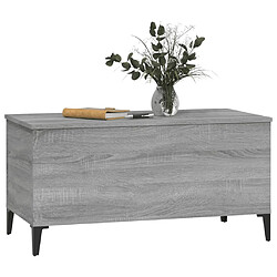 Avis vidaXL Table basse Sonoma gris 90x44,5x45 cm Bois d'ingénierie