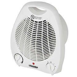 Radiateur et Ventilateur Soufflant, Portable, Air Chaud / Froid, Thermostat, 2000, Blanc, Mesko, MS7719 pas cher