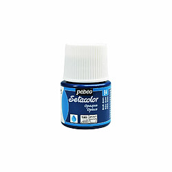 Pebeo Peinture textile Setacolor opaque - Bleu jean - 45 ml