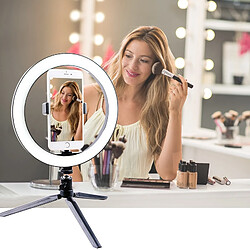 Universal 26 cm Photomètre Lumière LED Trépied Anneau Lumière Vidéo Live Photo Studio Selfie Stick Maquillage Lampe pour téléphone mobile | Clignotant Selfie Lampe pour téléphone mobile