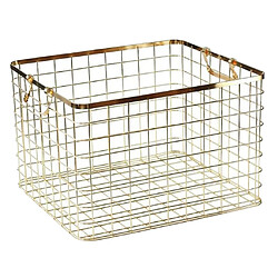 Panier De Rangement Pour Vêtements Sales Nordique, Panier à Linge En Fil Métallique M-Gold panier à linge en métal