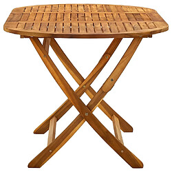 Avis Maison Chic Table de jardin | Table d'extérieur pliable 160x85x75 cm Bois d'acacia massif -GKD93197