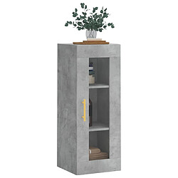 Acheter Maison Chic Armoire murale,Meuble de Rangement pour salon,cuisine gris béton 34,5x34x90 cm -MN48247