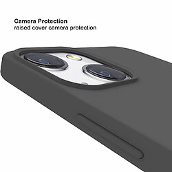 Avis Riffi Coque Riff Thin & Soft en silicone avec intérieur en fibre souple pour Apple iPhone 13 Pro Gris