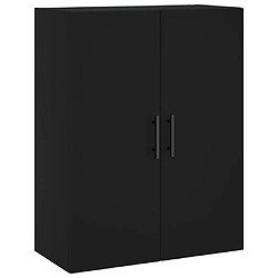 Maison Chic Armoire murale,Meuble de Rangement pour salon,cuisine noir 69,5x34x90 cm -MN86398