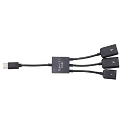 Wewoo Port USB-C / Type-C USB à double femelle