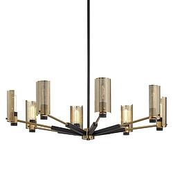 TROY LIGHTING Chandelier Pilsen 8x8W E27 Bronze Laiton