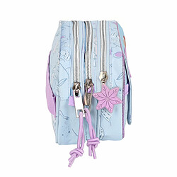 Avis Trousse Fourre-Tout Triple Frozen Believe 21,5 x 10 x 8 cm Lila