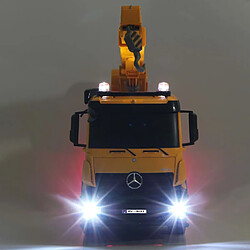 Avis JAMARA Grue télécommandée Mercedes-Benz Arocs Liebherr 1:20 Jaune