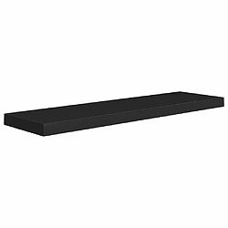 Avis Maison Chic Lot de 2 Étagères murales,Étagère Rangement flottate noir 90x23,5x3,8 cm MDF -MN44560