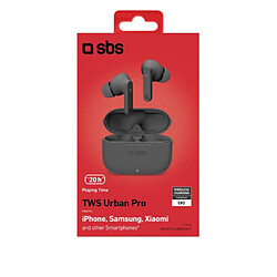 Avis Sbs True Wireless Stereo Urban Pro Écouteurs Intra-Auriculaires 300 mAh Microphone Intégré Noir