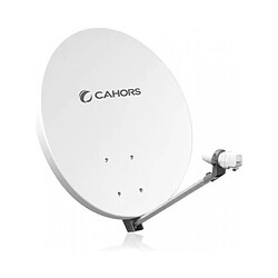 Antenne Fibre Cahors SMC 70 UNI + LNB Single - 70 CM, Gain 36,5 dB, Bande de fréquence 10,7 - 12,75 GHz 